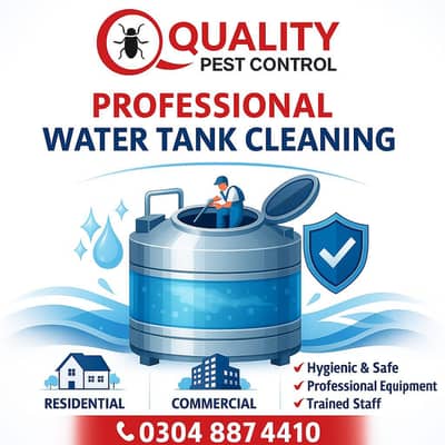 Water Tank Cleaning and Fumigation Services