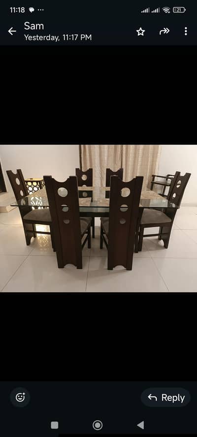 6 seater Dinning Table