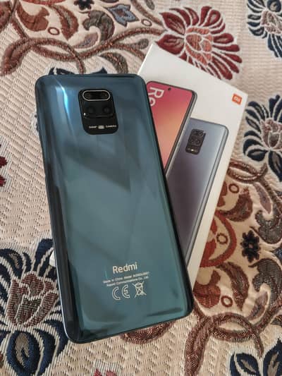 Redmi note 9s with box charger available