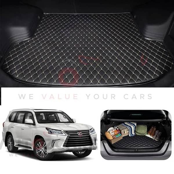 Lexus LX 570 7D Custom Car Trunk Mat - Model 2007-2021