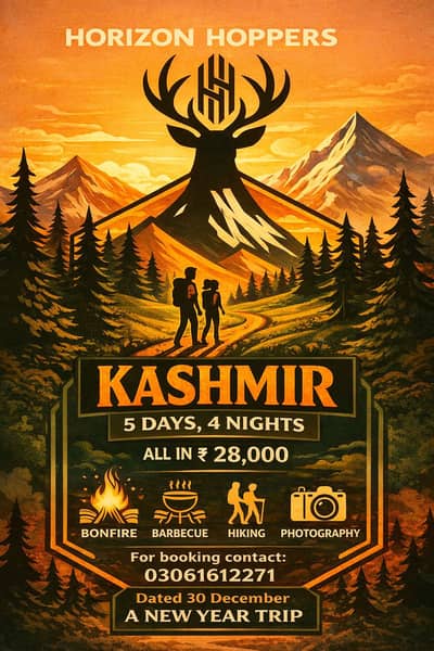 Kashmeer  new year trip