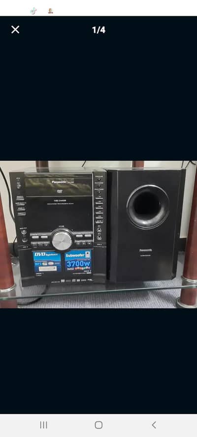 cd/ dvd player with woofer for sale in excellent condition