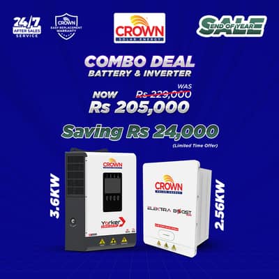 Yorker IP 20- 3.6 KW & Elektra Boost Pro- 2.56KW/ 24Volt