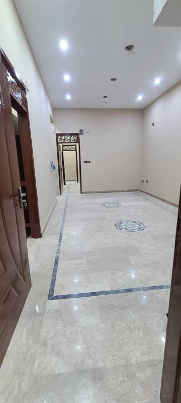 Brand New 3bed DD block 4A Gulshan-e-Iqbal wide road secured Saba Estate