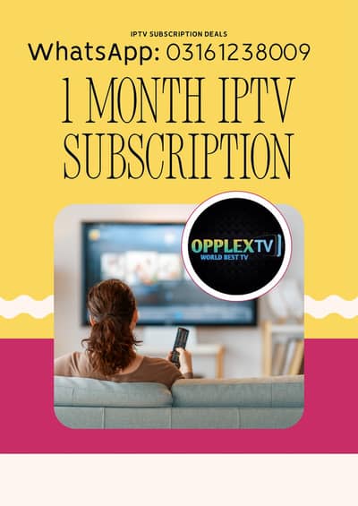 opplex tv 1 month subscription