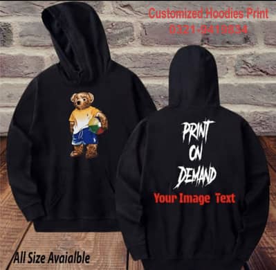 Hoodie | Jacket | Zipper hoodie | baseball jacket | DTF printing