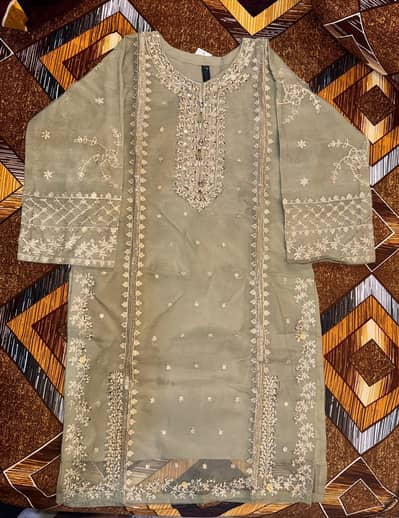 3pcs Fancy Organza wedding Dress