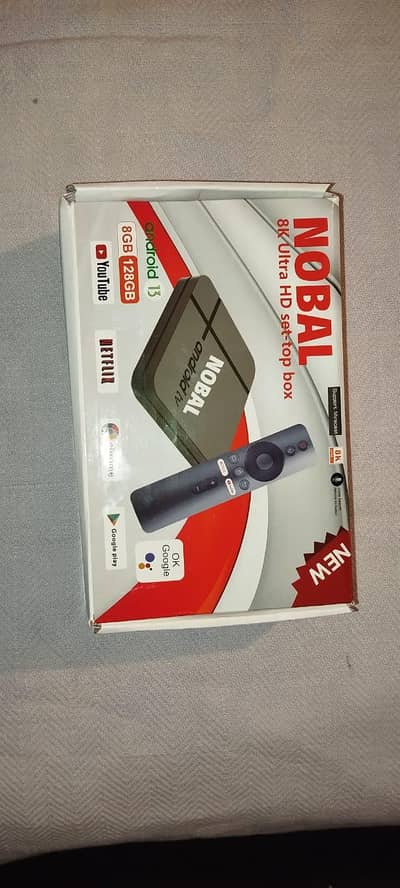 NOBAL Android TV Box (8K Ultra HD) Brand New