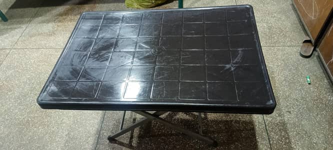 Plastic picnic table for sale less used