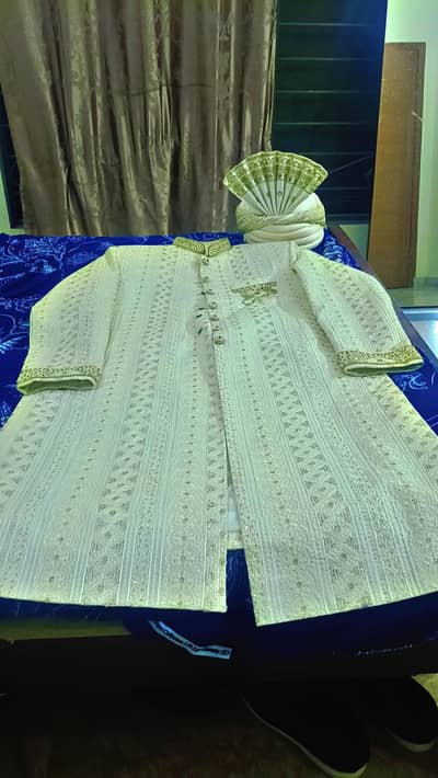 Barat shirwani for sale 1 time used