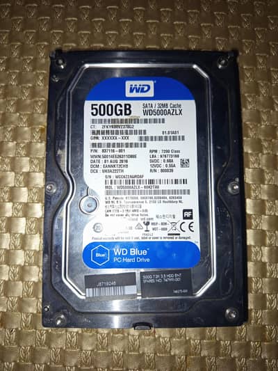 500gb hard drive