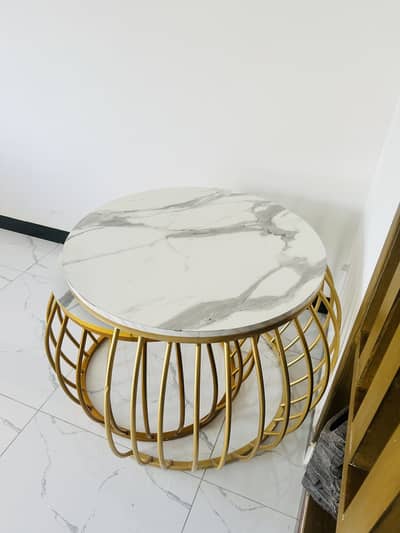 Pair of modern table design