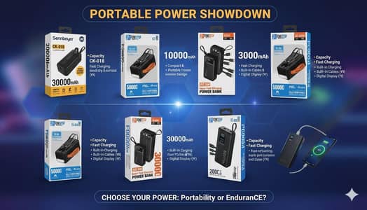 Ultimate Power Solutions: 10,000mAh se 50,000mAh tak - Fast Charging