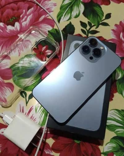 iphone 13pro max 256gb whtsp number 03298995345