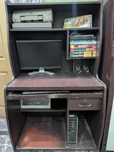 Solid Wood Computer Table / Study Desk - Good Condition