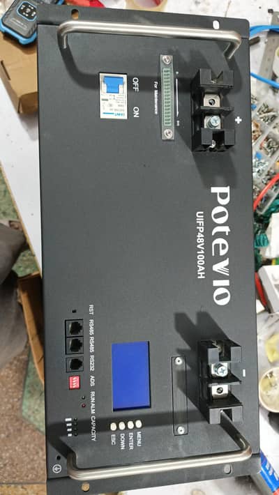 48 volt 100 ah 4800 watt Potevio brand Battery. LFPO4