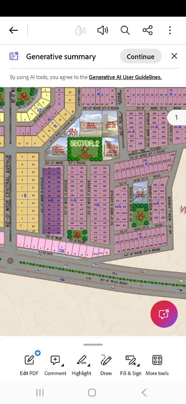 200yard plot at 40ft wide road with transfer