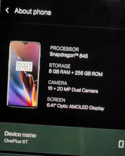 OnePlus 6T