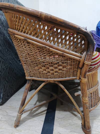Cane sofa set