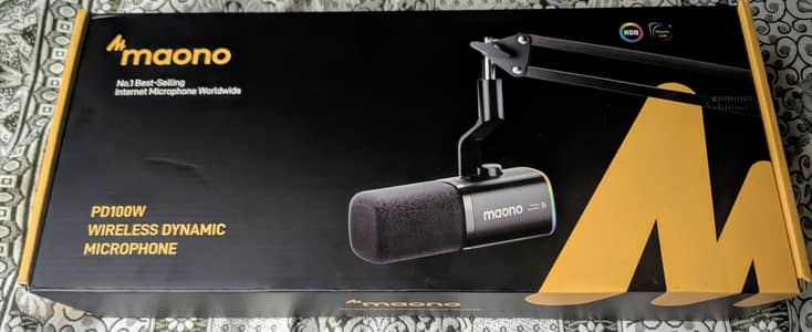Maono PD100W Wireless/USB Dynamic Professional Mic