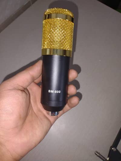 BM 800 condenser microphone with full kit
