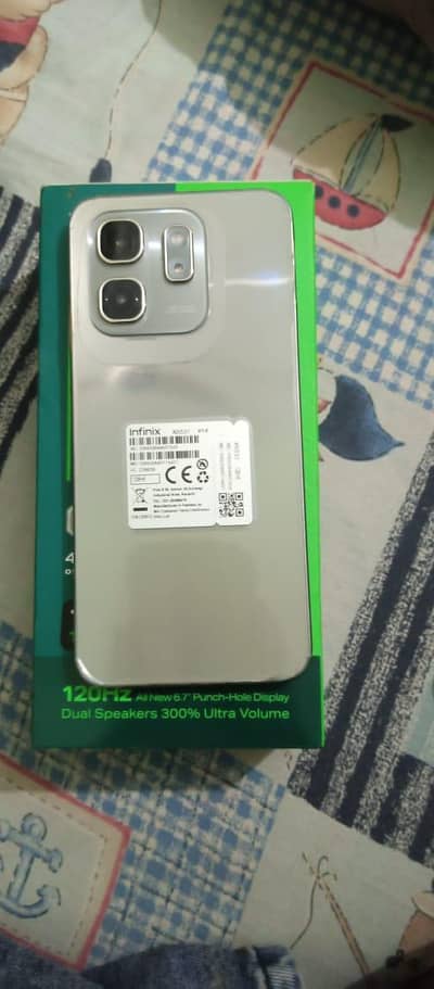 infinix hot 50i 6 ya 7 month warranty mein hai PTA Approved  dual sim