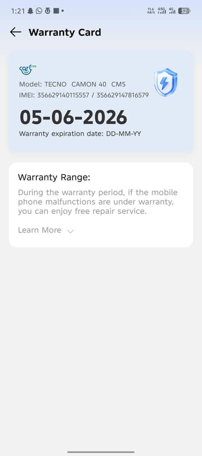 TECNO CAMON 40 8/256