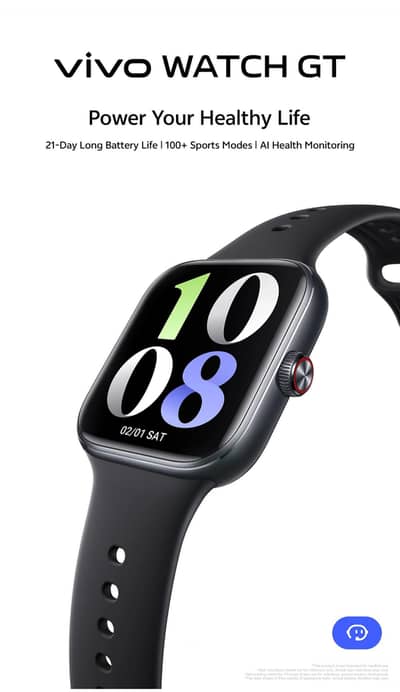 Vivo watch GT Box pack Vivo original smart watch.