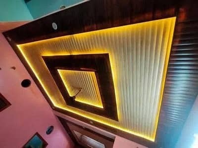 Celling Wallpaper sheet vinyl & Wpc sheet ceiling media wall panel