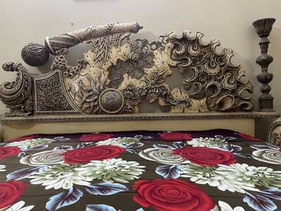 Bed Dressing with Side Tables for Sale