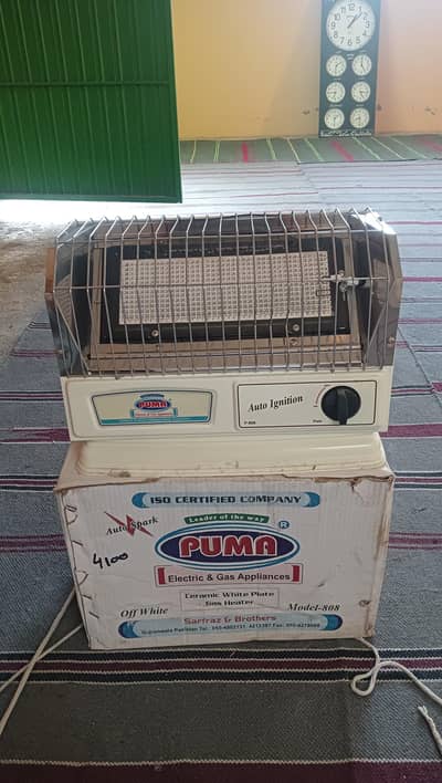 Puma room heater full ok i month use