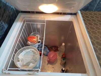 Haier inverter deep freezer for sale new condition no open no repair.