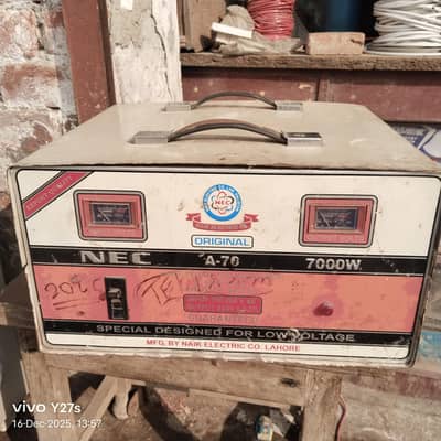 stabiliser staplizer 7000 watts copper original