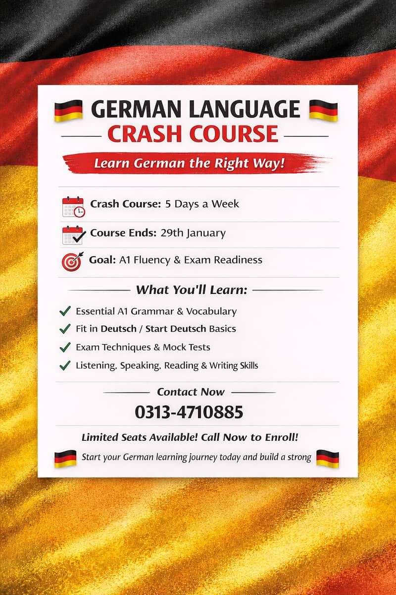 German A1 language Classes 0