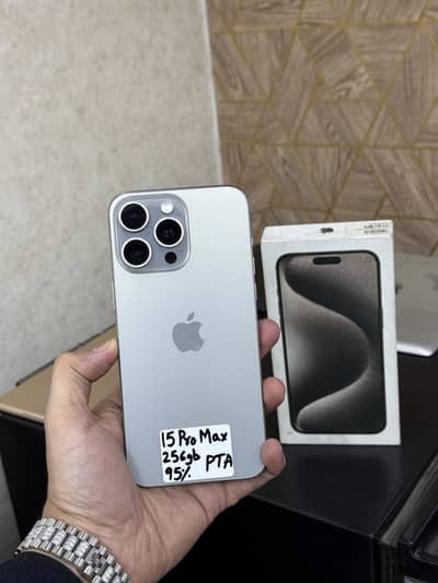 Iphone 15 Pro Max 256gb PTA APPROVED with box