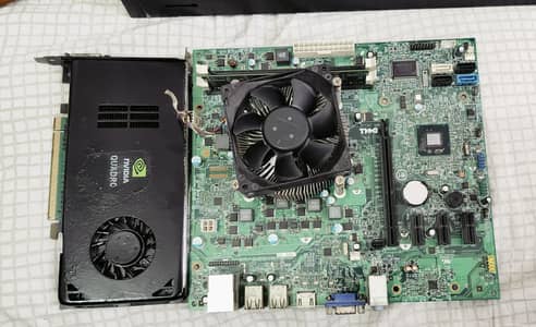 Dell Motherboard with i5 2nd gen CPU chip, 8gb RAM and Graphic Card