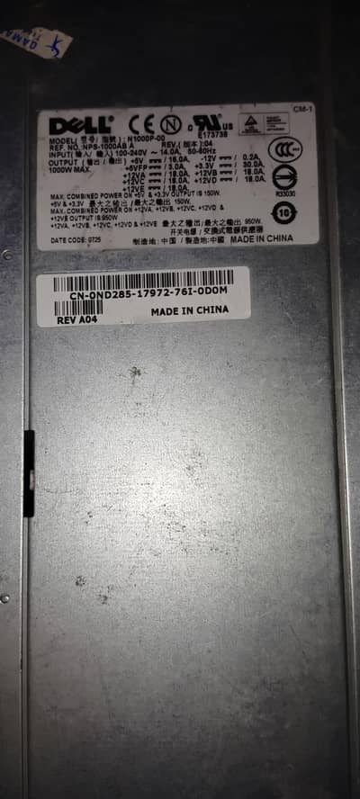 Dell power supply 1000w