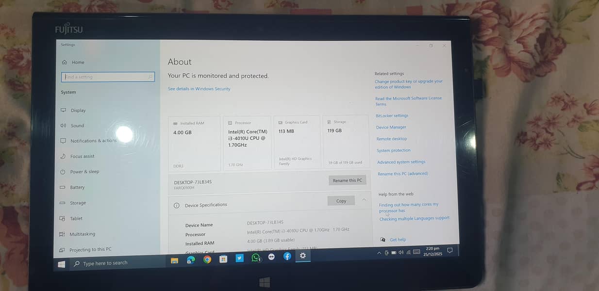 Fujitsu-Arrows Tab 1