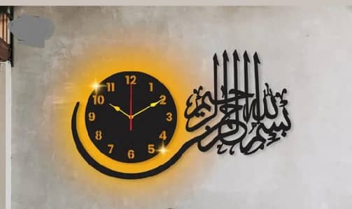 Laser cutted Wooden wall clocks for sale