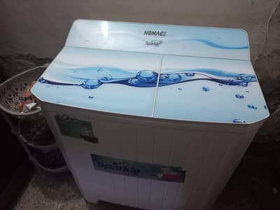 Homeage Washing machine semi automatic for sale, 2 months use only