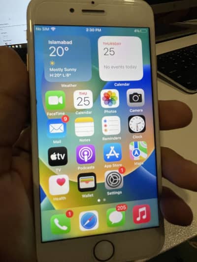 Iphone 8 (almost new)  PTA approved