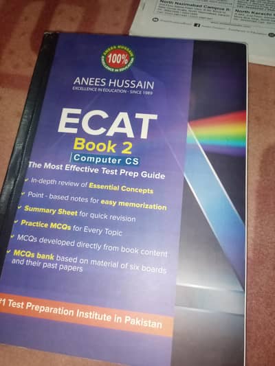 Anees Hussain Ecat book 2 (All XII topics)