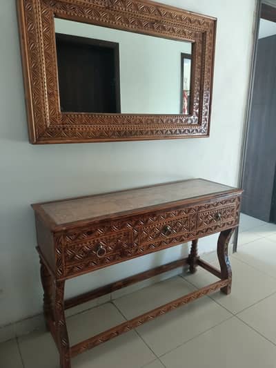 Console table and Mirror frame