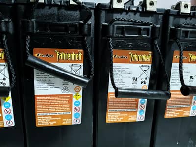 Deka Fahrenheit  12V 165 Ampere dry batteries ( made in Usa).