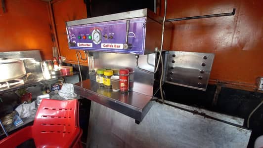 coffee machine steamer electric and gas doul