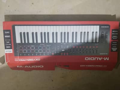 M-Audio Oxygen Pro 49 MIDI Controller – Semi-Weighted Keys with After