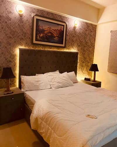 One Bed Luxury Furnished Apartment Available For Rent In Gulberg Greens Islamabad.