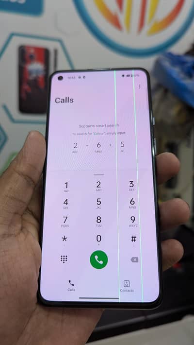 All ok. . just two lines in display