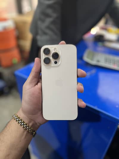 16 pro max 256gb physical dual sim approved desert colour.