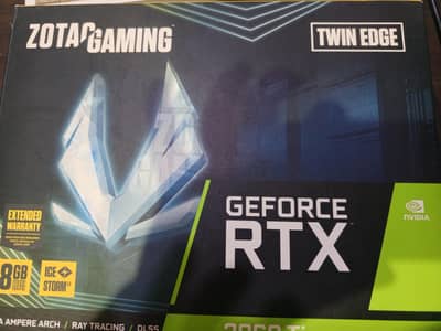 3060ti Oc edition twin  card  special edition for gaming 8 GB